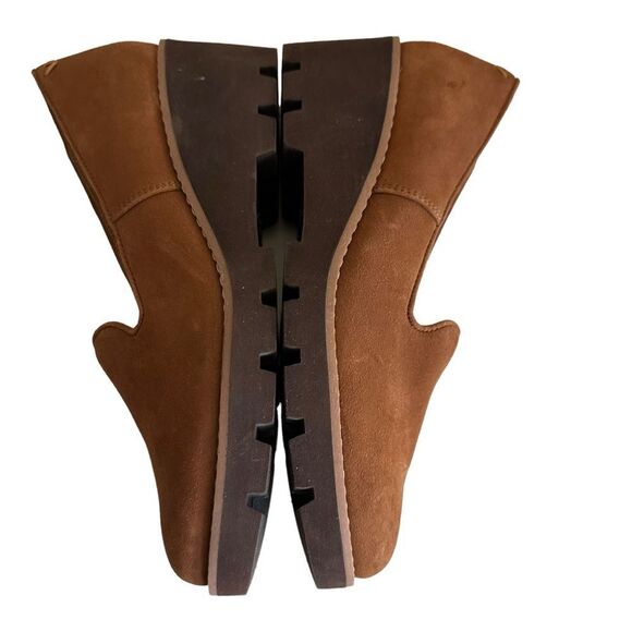 Vionic Willa Wedge Brown Suede Shoes Size 6 - Picture 10 of 13